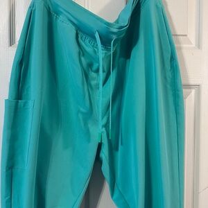 Mandala High Waisted Jogger Scrub Bottoms Seaglass (discontinued color)